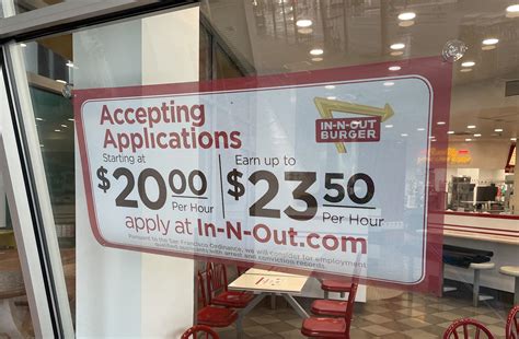 in and out burger hourly wages|in n out tuition reimbursement.